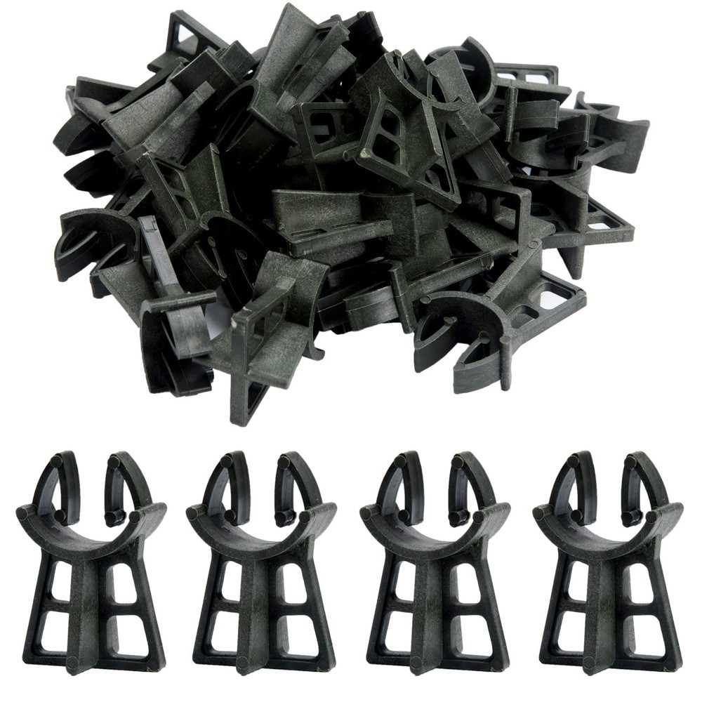 Snap Rebar Chairs 100 Pack Durable Heavy Duty Plastic for Bar Sizes 3-5