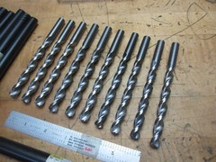Guhring 2601 10.0 bright coat solid carbide parabolic jobber drill 10mm (@D21)
