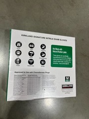 Kirkland Signature Nitrile Exam Gloves – 400 PCS -Size: Medium