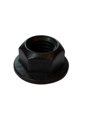 (100 Pcs) 1/4″-20 Grade 8 (G) Hex Flange Top Lock Nuts Coarse Zinc Phos & Oil