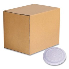 WinCup 221935 Slotted Plastic Lids – Translucent (1000/Carton) New