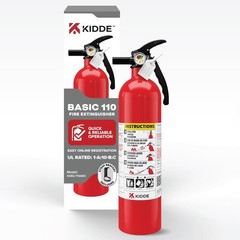 (2 Pack) Kidde Basic Residential Home Fire Extinguisher 1A10BC