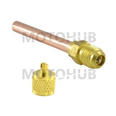 20x Service/Access Valve 1/4″ SAE *1/4″ OD *2.75″ Stem Core AC Refrigeration Kit