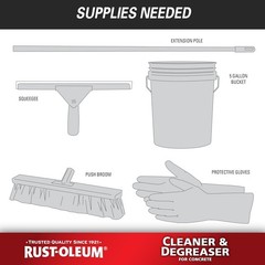 Rust-Oleum Cleaner & Degreaser for Concrete, 1 Gallon – 301243