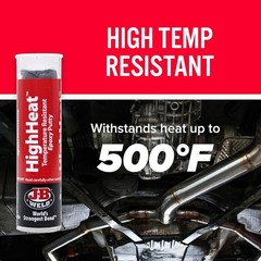 J-B Weld 8297 HighHeat 500 Degree Epoxy Putty Stick – 2 oz. , Grey