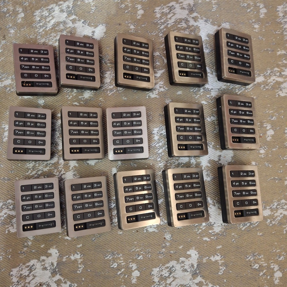 Digilock Aspire Electronic Keypad Keyless Replacement Lot of 15 Locker Cabinet