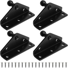 4 Pack 10mm Ball Stud Bracket Gas Strut Mounting Bracket for Lift Support Shocks