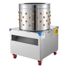 VEVOR 19.7″ Electric Chicken Plucker Machine 1500W & 275RPM 106 Fingers & Wheels