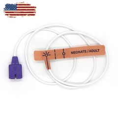 10Pcs 9Pin Disposable Neonate/Adult Oximax SpO2 Sensor Compatible for Nellcor，US