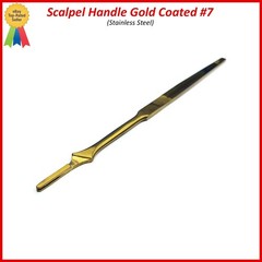 Scalpel Handle No. 7 Dental Stainless Steel 6.5″ Titanium Blue Coated