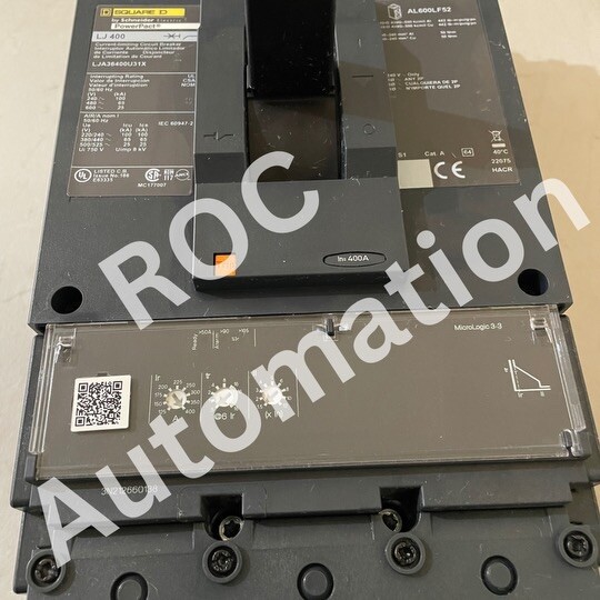 New Square D LJA36400U31X PowerPact LJ 400 Circuit Breaker 400A