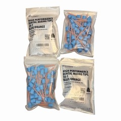 La Miere High Performance Dental Mixing Tips – Blue & Orange – 200 Pcs