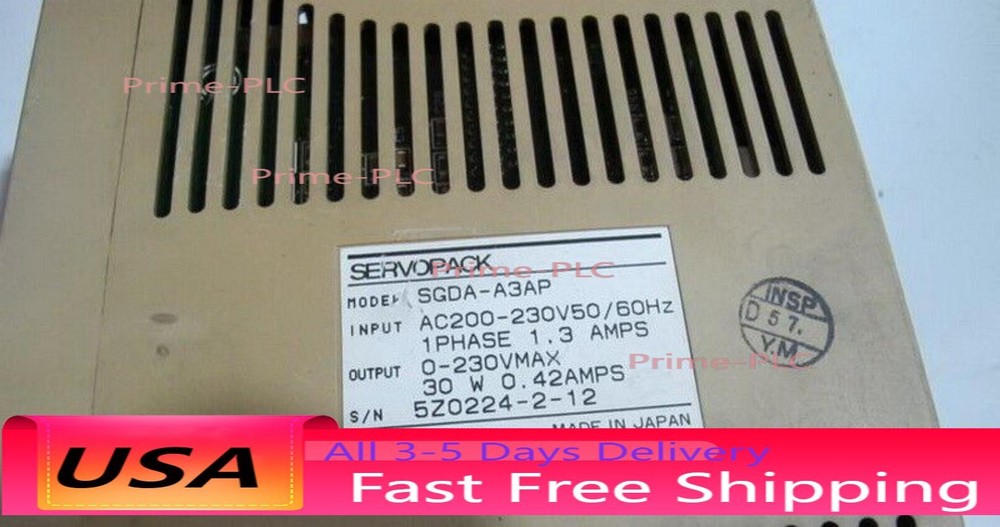 1PC YASKAWA SERVO Driver SGDA-A3AP Refurbished 180 days Warranty #