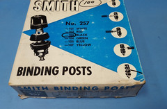 Abbatron HH Smith 257-103 Binding Post, Black, Insulated HexShaped