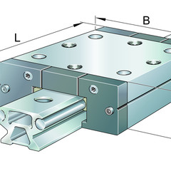 LFKL25-SF INA 25 x 65 x 85 mm LINEAR BALL UNIT