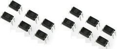 12pcs PC817 EL817C LTV817 PC817-1 80V 20mA OPTOCOUPLER Phototransistor DIP-4