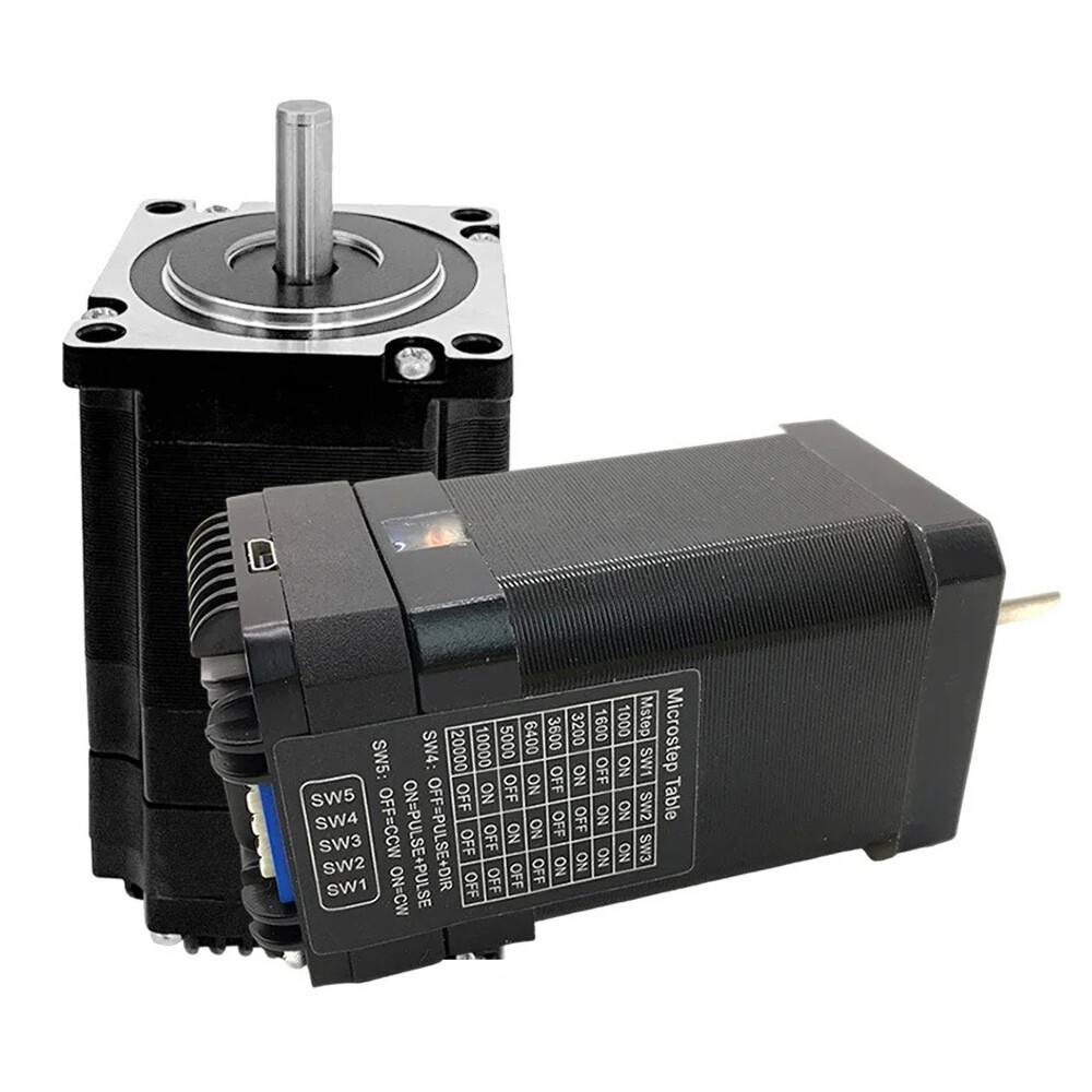 NEMA 17 42mm Integrated Closed Loop Stepper Motor w/Driver 0.4Nm 0.6Nm 5mm shaft