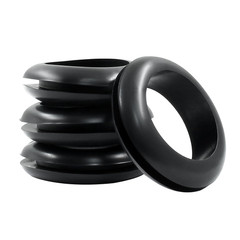 12PCS 25mm Rubber Grommets Wire Hole Protectors Cable Insulation 1 Inch ID