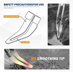 Plastic Welder 2 in 1 Hot Cutting Tip Kit for Repair and DIY Projects