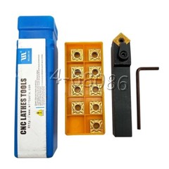 Lathe Turning Tool tool holder MSDNN1616H12 + 10pcs SNMG432 BP010 carbide insert