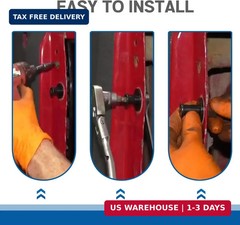 2PCS Tailgate Striker Bolt & Rubber Bumper Stop for Chevy GMC 1999-2019!