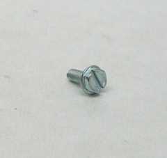 100/250/500 6-32 X 3/8 FT INDENTED SLOTTED HEX WASHER HEAD MACHINE SCREW ZINC NH