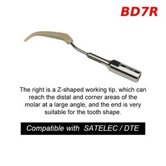 Ultrasonic Dental Scaler Tips Cleaning Implant Orthodontic Fit for SATELEC / DTE