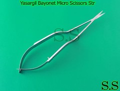 Micro Scissors 7.5″ Yasargil Sharp/Sharp Straight Surgical Instruments