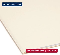 Smead SuperTab Heavyweight File Folder, Oversized 1/3-Cut Tab, Letter Size, Mani