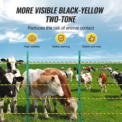 Uimoso 3366Ft 1026M Electric Fence Polywire for Livestock and Animals