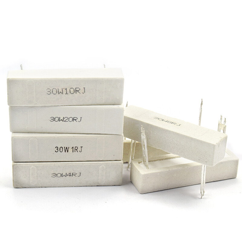 30w power cement resistor 1R/2/3/4/5/6/8/10/12/20/25/100European / 200 ohms
