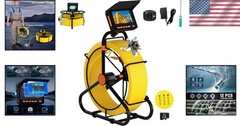 Ultimate Waterproof Plumbing Camera – 100FT Length, 32GB & Long Battery Life
