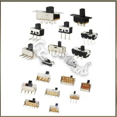 MINI SLIDE SWITCH ON-OFF 2/3-POSITION, 3-4-6 PIN MICRO TOGGLE PCB SPDT RAILWAY