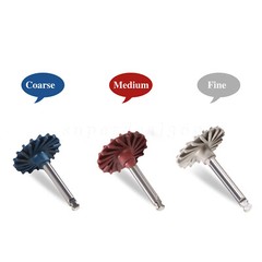 Dental Composite Polishing Diamond RA Disc 14mm Wheels Coarse Medium Fine OR