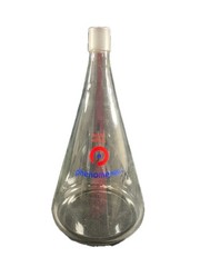 PHENOMENEX 4000mL Vacuum Filter Flask 40/35 Glass Joint 47mm Base AH0-3322
