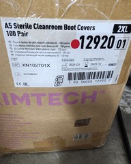 100 PAIR Kimberly Clark Kimtech 12920 A5 Sterile Cleanroom Boot Covers 2XL