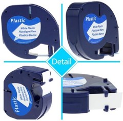 20-Pk/Pack 91331 91201 Letratag Refill Compatible for Dymo Label Maker Tape 1/2″