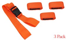 Spine Board Straps – Disposable Backboard Straps Pack of 3 – Orange