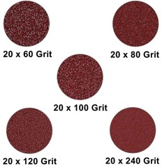 100PCS Triangle Sanding Pads for Oscillating Multi-Tool Hook Loop Sandpaper Disc