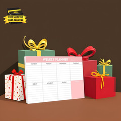 Weekly Planning Pad – Tear off to Do List Pad with Daily Schedule & Calendar, 52