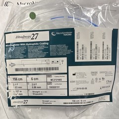 TERUMO MICROVENTION HEADWAY 27 MICROCATHETER WITH HYDROPHILIC (Expired) AS is