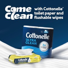 Cottonelle Summer Fresh Scented Flushable 1 Count (Pack of 84), Rgd Flptp Bdl