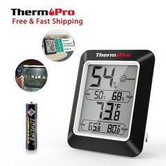 ThermoPro TP50W Digital Indoor Hygrometer Thermometer Room Temperature Humidity