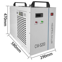 VEVOR Industrial Water Chiller for CO2 Laser Tube Engraver Cutters CW5200/CW3000