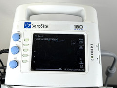 Sonosite 180 Plus Portable Ultrasound Machine w 2 probes