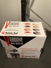 AMANA TOOL RC-1102 90° V-Groove CNC Insert Router Bit 1/2in Shank x 1-1/2in D V1