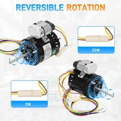 Refrigeration HVAC Fan Motor For FASCO D1127 9721 1/12 HP 1550 RPM 115/230V 60Hz