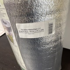 SmartSHIELD -5mm 24″x50ft Reflective Foam Core Insulation roll Cold and Heat New