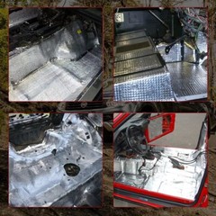 Easy to install Sound Insulation Mat Heat Shield 20”x12” Self-Adhesive
