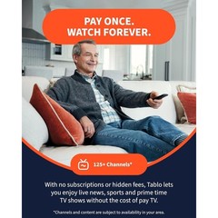 TV 4th Gen 4-Tuner Over-The-Air (OTA) DVR – Watch, Pause & Record News, Sports